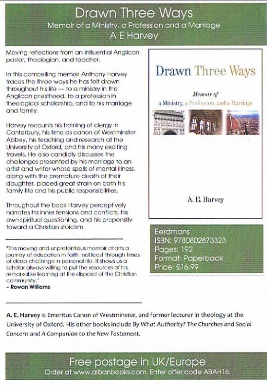Description of Drawn Three Ways book by A E Harvey