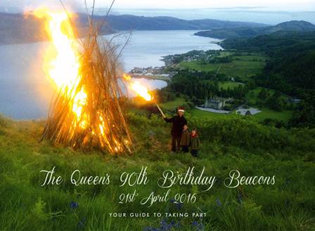 Queens 90th birthday bonfire