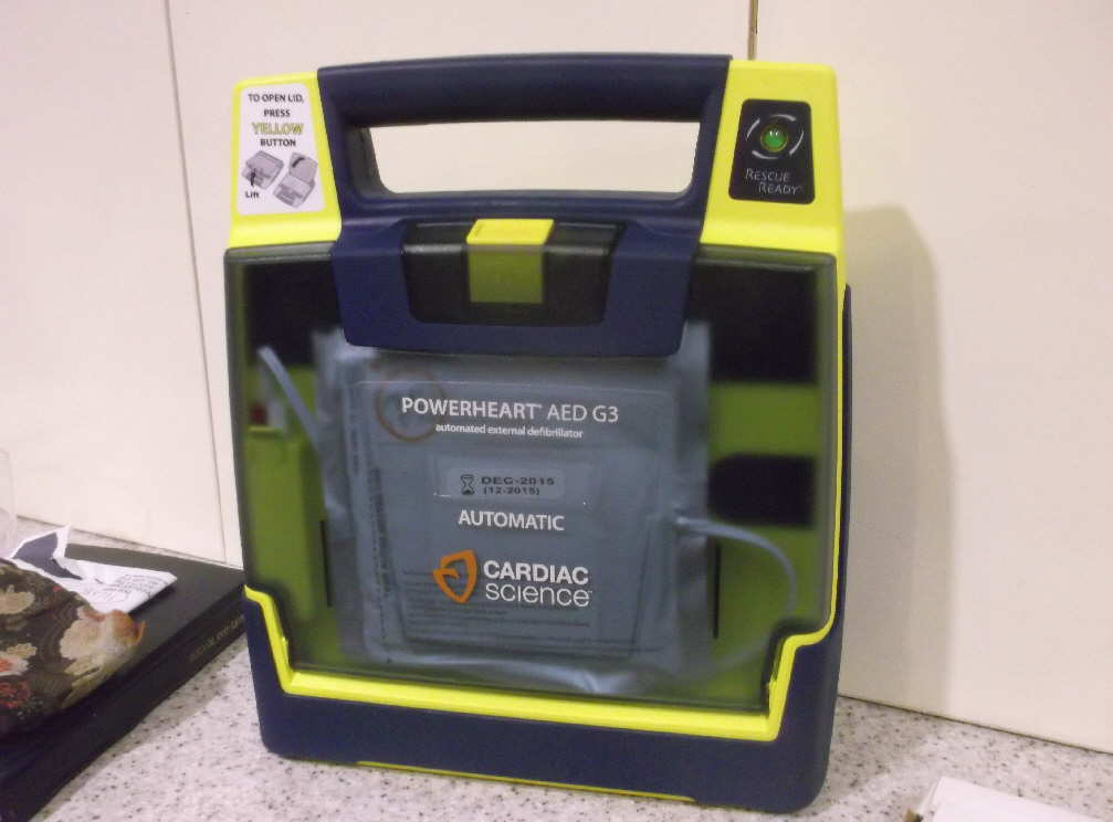 Picture of defibrillator