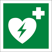 Defibrillator Sign