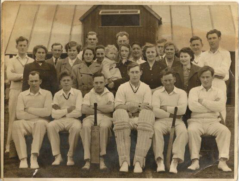 Willersey Cricket Team in the clubhouse