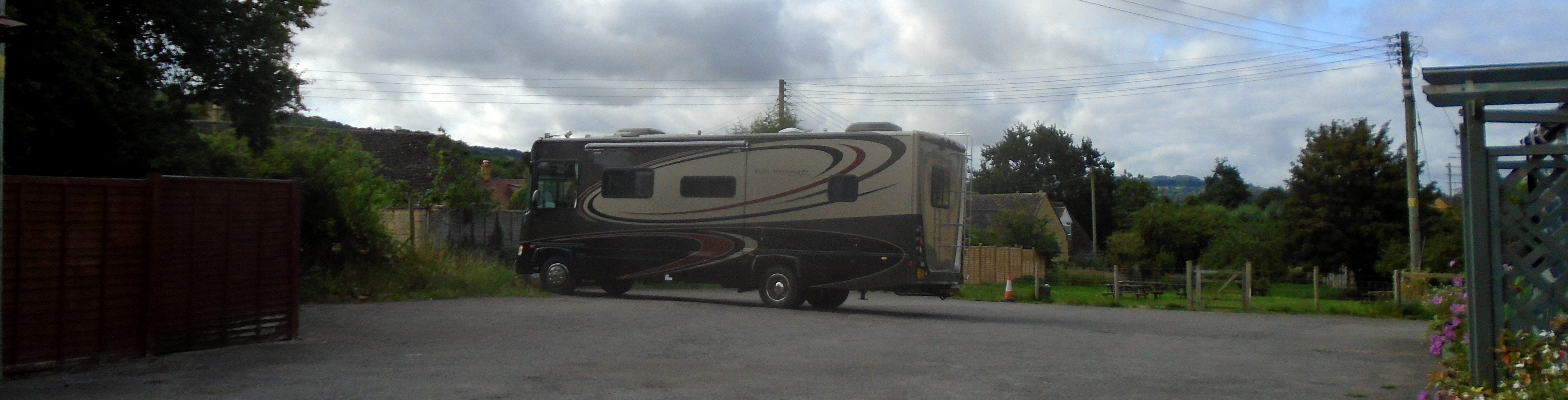 Camper at The New Inn Willersey in 2021