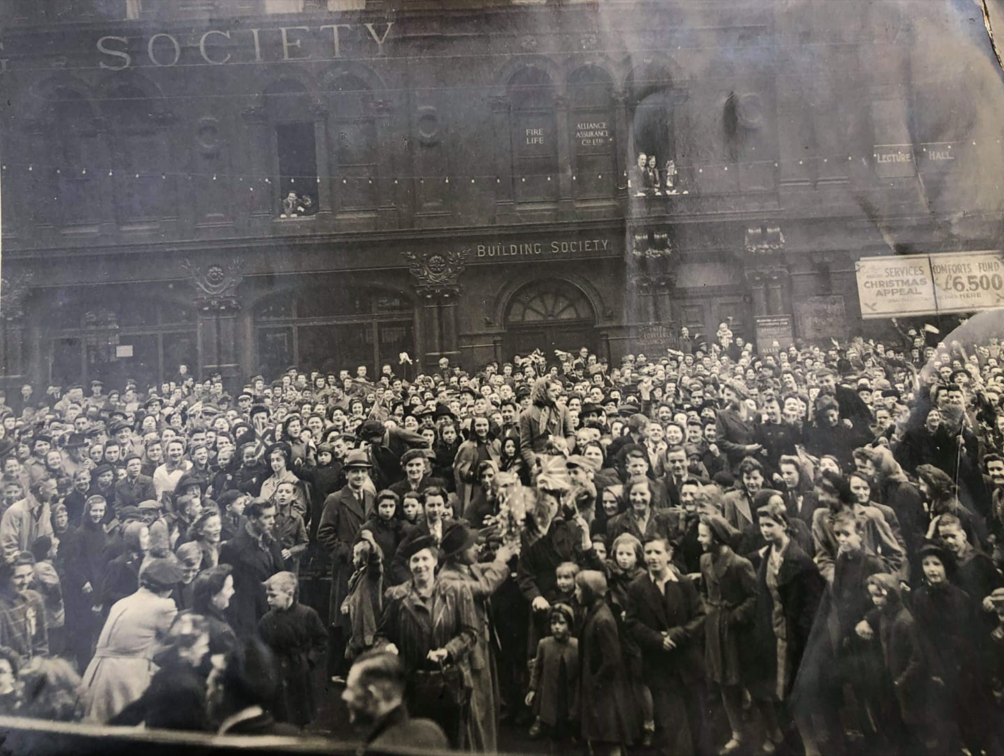 VE day in Bolton 1945